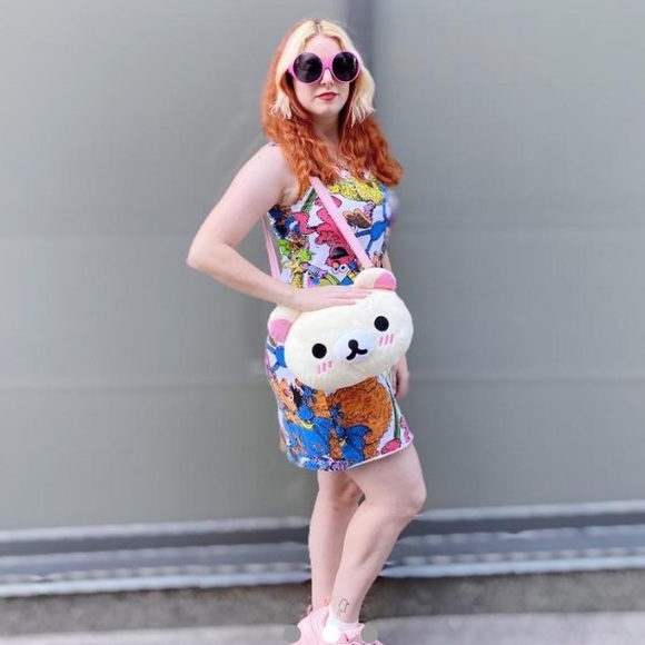 Upcycled all over print Sesame Street dress - Picture 2 of 3